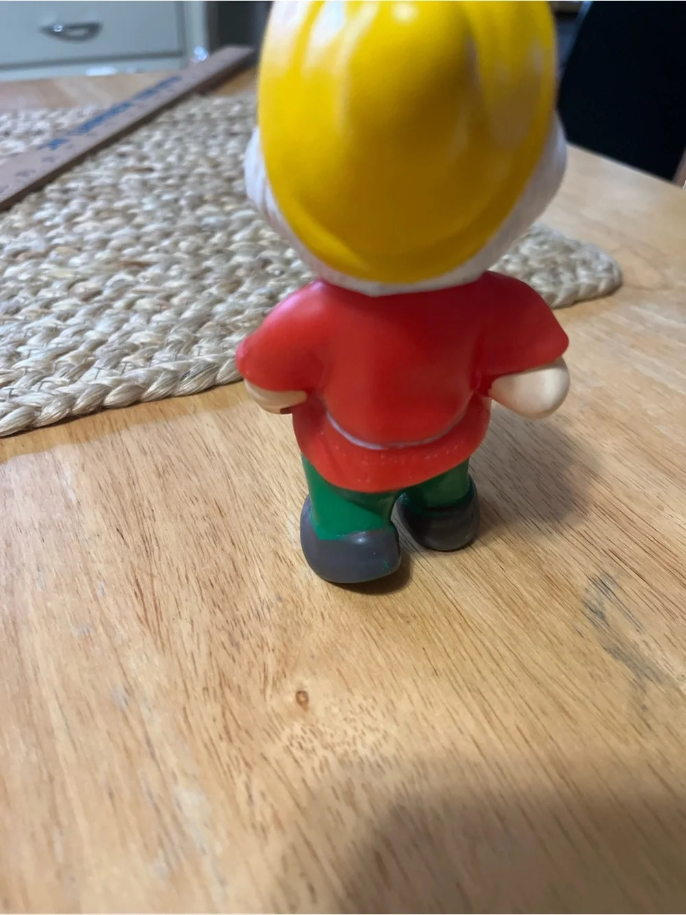 Disney Doc Figurine in Red Coat and Yellow Hat
